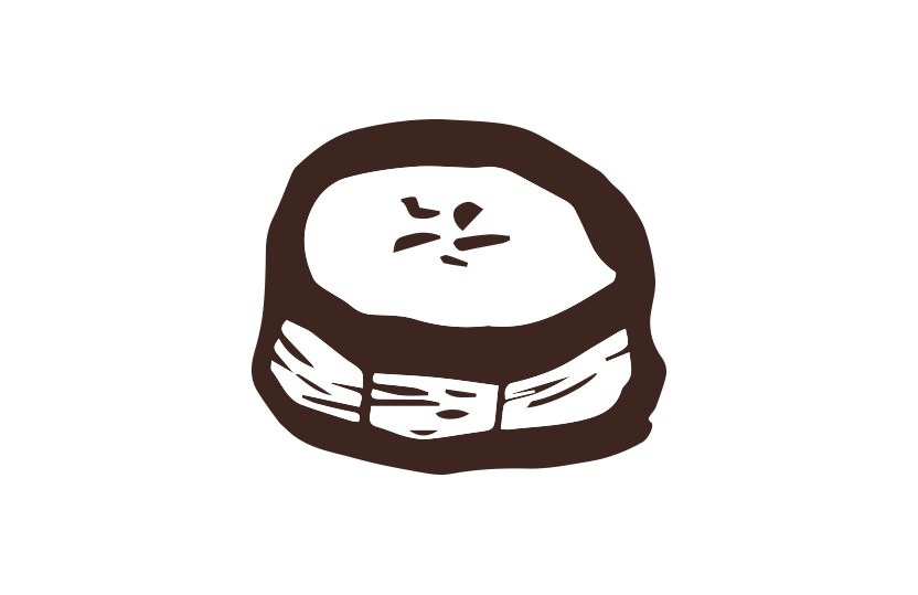 バナナ筆イラスト