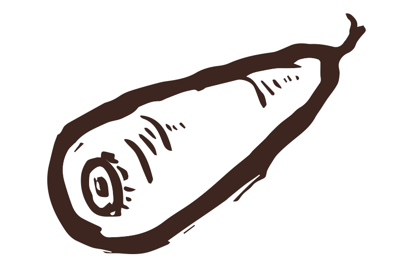 にんじん筆イラスト