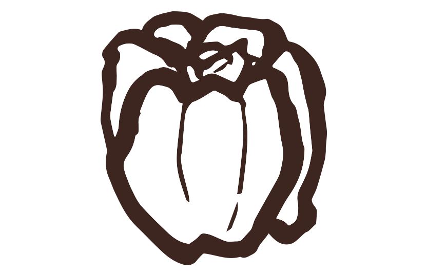 ピーマン筆イラスト