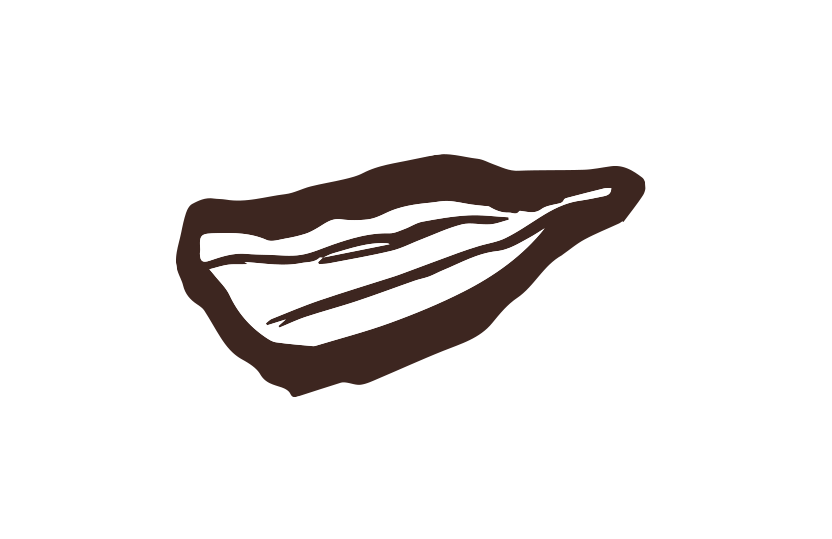 オクラ筆イラスト