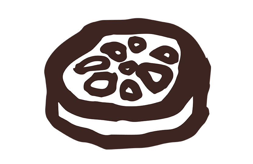 れんこん筆イラスト