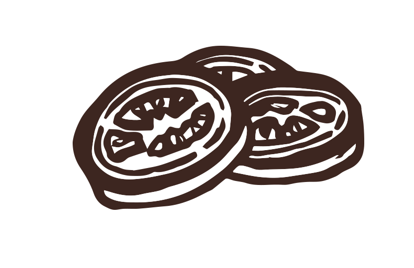 トマト筆イラスト
