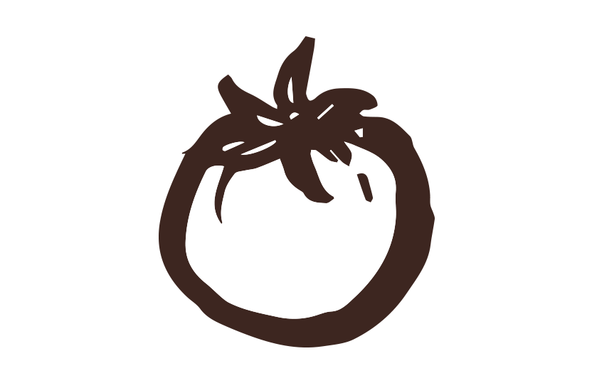 トマト筆イラスト